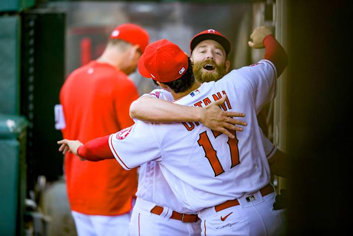 Ohtani gets so much chocolate with his fan mail that he gives a lot of it to Bradley, his locker neighbor.